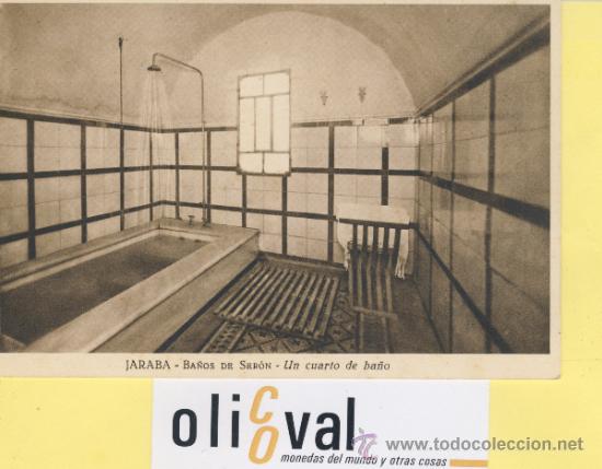 Postales: POSTAL-ZARAGOZA-JARABA BA&Ntilde;OS DE SERON. CUARTO DE BA&Ntilde;O   HAUSET -P-01646