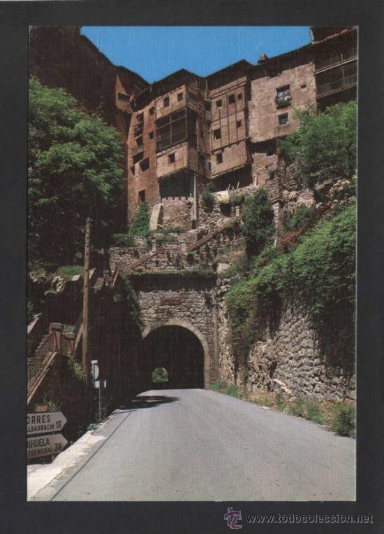 Postales: Albarrac&iacute;n *Conjunto Hist&oacute;rico...* Ed. Sicilia n&ordm; 50. Gofrada. Nueva.
