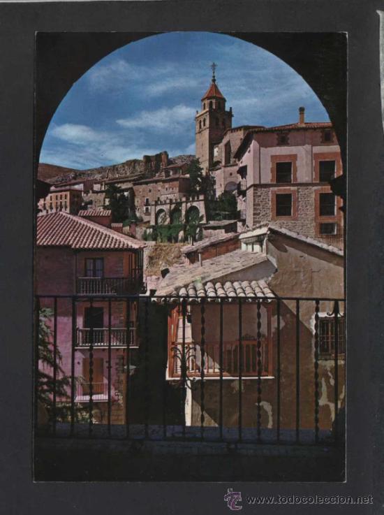 Postales: Albarrac&iacute;n *Vista parcial...* Ed. Sicilia n&ordm; 8. Circulada.