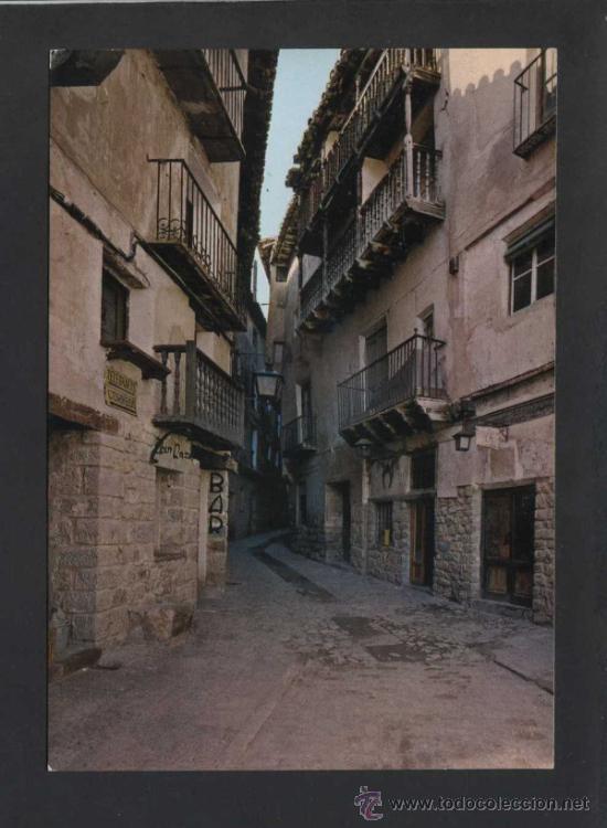 Postales: Albarrac&iacute;n *Calle T&iacute;pica...* Ed. Sicilia n&ordm; 10. Nueva.