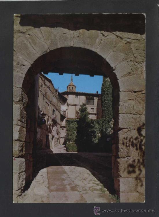 Postales: Albarrac&iacute;n *Portal del Agua...* Ed. Sicilia n&ordm; 12. Circulada.