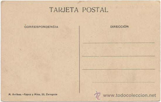 Postales: ZARAGOZA.- PUENTE DE AM&Eacute;RICA. - Foto 2