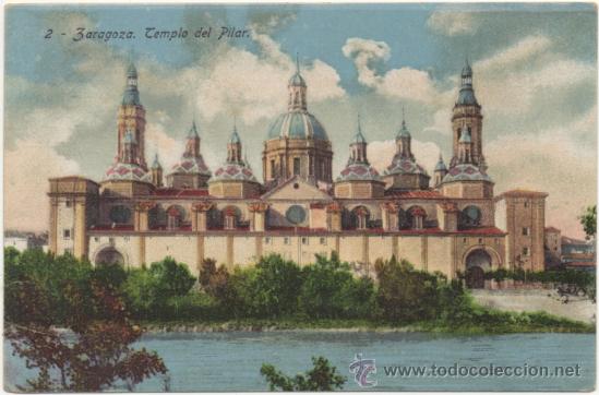 Postales: ZARAGOZA.- TEMPLO DEL PILAR. - Foto 1