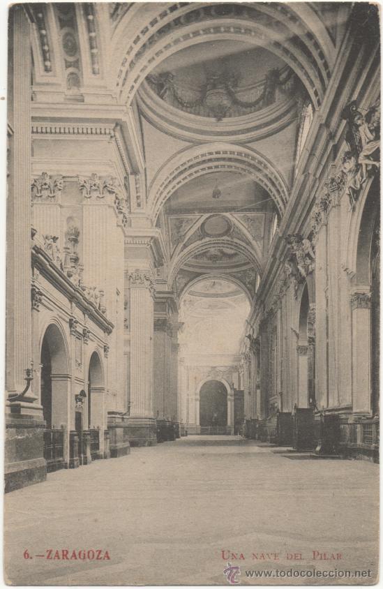 Postales: ZARAGOZA.- UNA NAVE DEL PILAR. - Foto 1