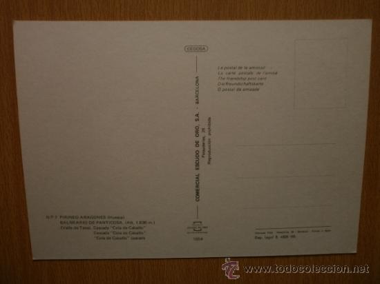 Postales: PIRINEO ARAGONES. PANTICOSA. - Foto 2