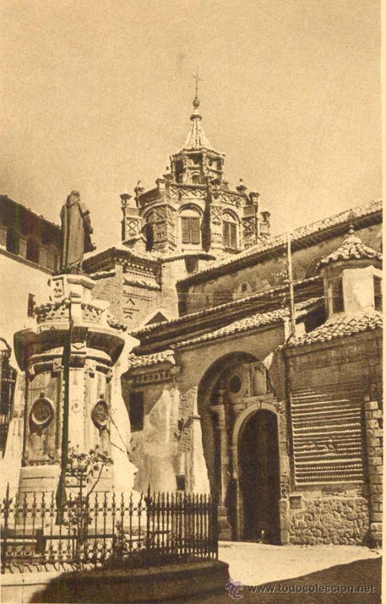 Postales: TERUEL Plaza Frances de Aranda Obispado - Foto 1