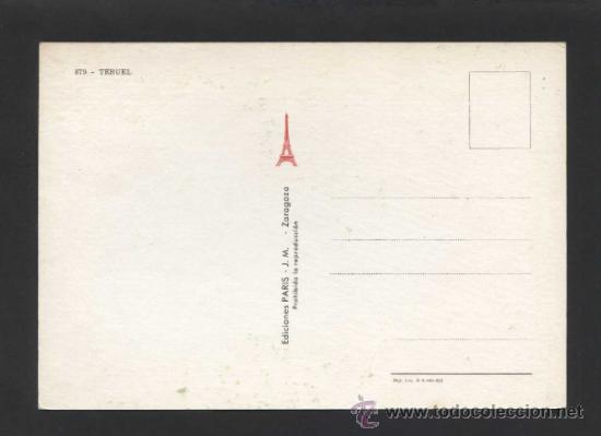 Postales: Teruel. Ed. Paris n&ordm; 879. Nueva. - Foto 2