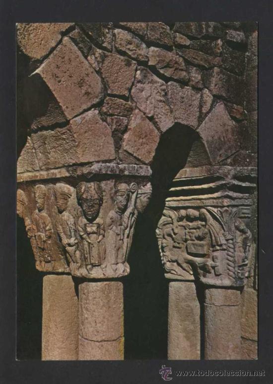 Postales: Alquezar *Capiteles...* Ed. Ind. Pap. Oscense n&ordm; 44. Nueva.