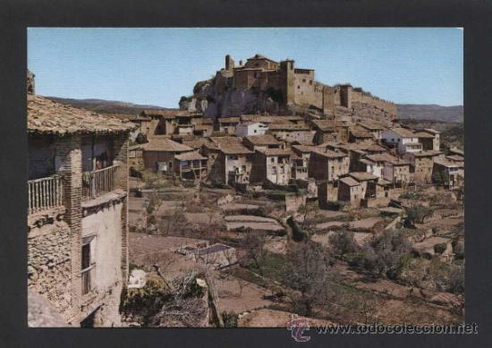 Postales: Alquezar *Vista panor&aacute;mica...* Ed. Sicilia n&ordm; 3. Gofrada. Nueva.