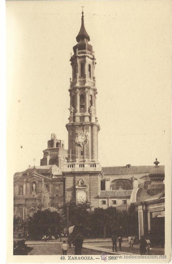 Postales: ZARAGOZA LA SEO SIN ESCRIBIR - Foto 1
