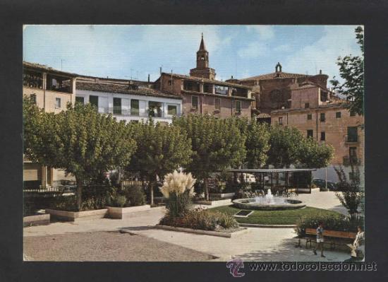 Postcards: Barbastro *Plaza de Arag&oacute;n...* Ed. Sicilia n&ordm; 10. Gofrada. Nueva.