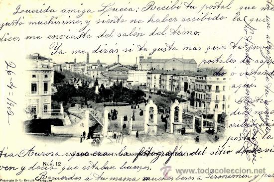 Postales: ZARAGOZA PUERTA Y CASINO - Foto 1