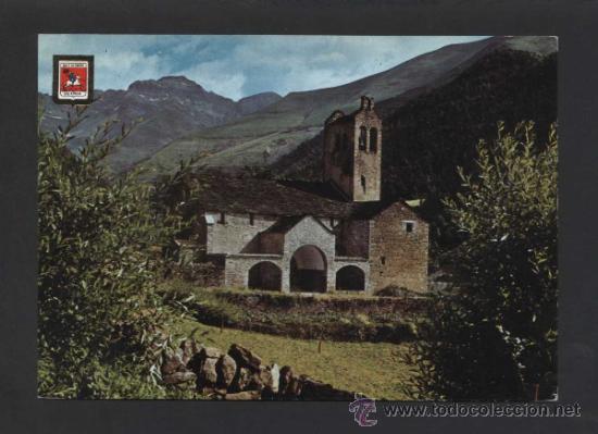 Postales: Lin&aacute;s de Broto *Iglesia...* Ed. Fisa - Soberanas n&ordm; 422. Nueva.