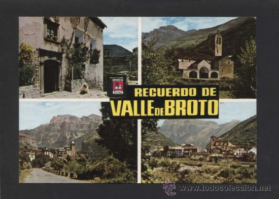Postales: Valle de Broto. Ed. Fisa - Soberanas n&ordm; 1410. Nueva.