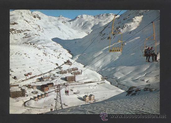 Postales: Candanch&uacute; *Estaci&oacute;n de esqu&iacute;* Ed. Ind. Pap. Oscense - Fot. Pe&ntilde;arroya n&ordm; 112. Nueva.
