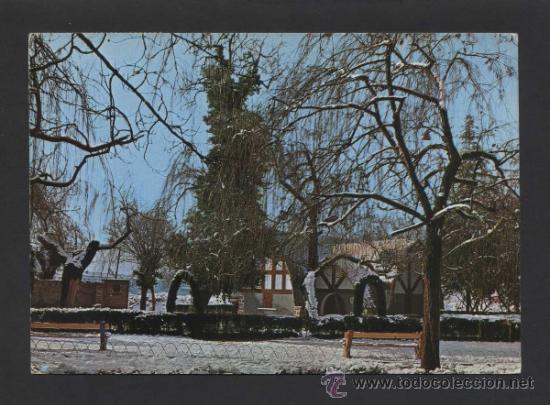 Postales: Huesca *Parque...* Ed. Ind. Pap. Oscense n&ordm; 42. Circulada. - Foto 1