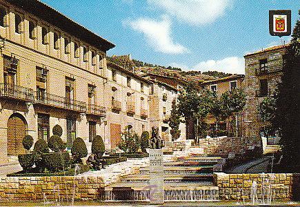 Postales: Daroca, Plaza del Generalisimo, Editor: Escudo de Oro n&ordm; 8 - Foto 1