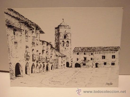 Postales: AINSA PLAZA MAYOR HUESCA - Foto 1