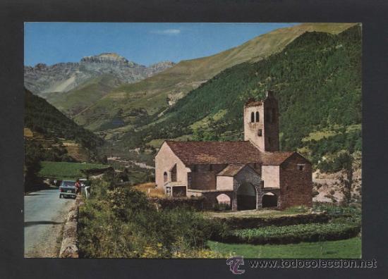 Postales: Lin&aacute;s de Broto *Iglesia...* Ed. Sicilia n&ordm; 1. Nueva.