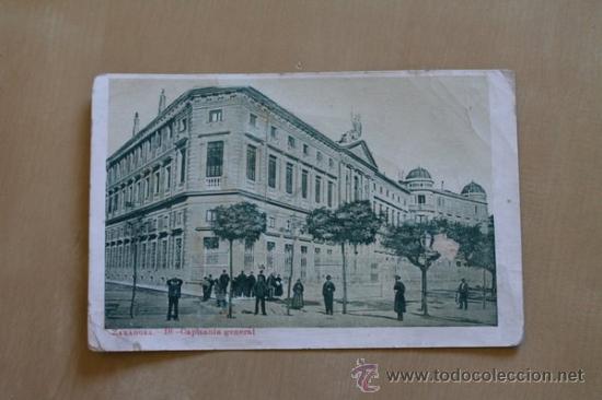 Postales: Postal. Zaragoza. Capitan&iacute;a General. - Foto 1