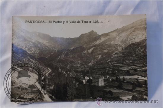 Postcards: Antigua postal fotografica Panticosa - El pueblo y el Valle de Tena - Sin nombre editor