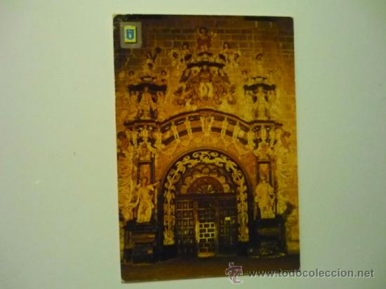 Postales: POSTAL SANTA MARIA DE VERUELA -PUERTA BARROCA-ENTRADA SACRISTIA