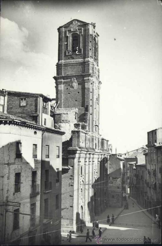 Postales: HUESCA.- IGLESIA Y PLAZA DE SAN LORENZO