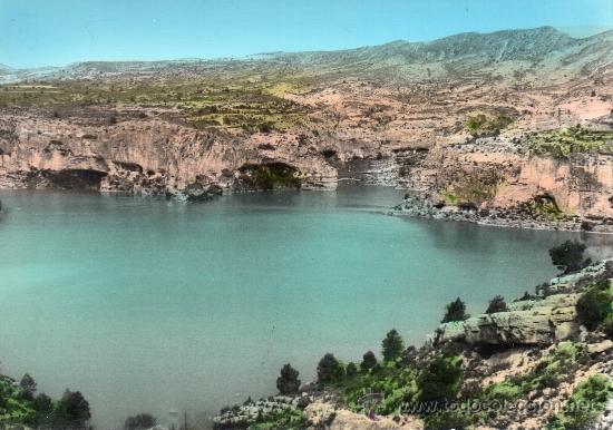 Postcards: castellote. pantano de santolea. lab. garvilla