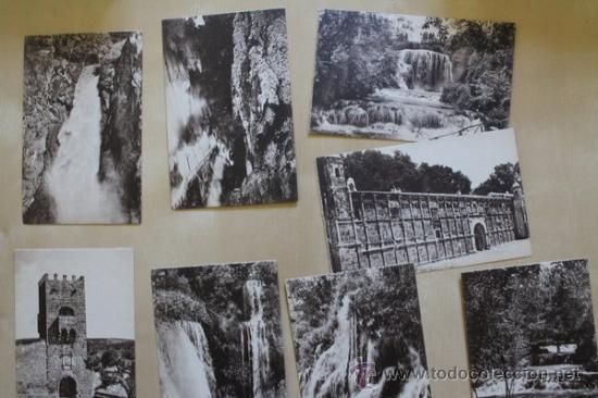 Postales: Lote de 8 postales antiguas de Monasterio de Piedra.
