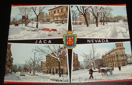 Postales: postal Jaca Nevada  circulada - Foto 1