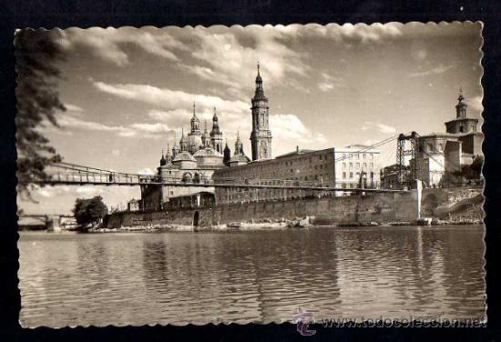 Postales: Zaragoza. . Circulada 1949. - Foto 1