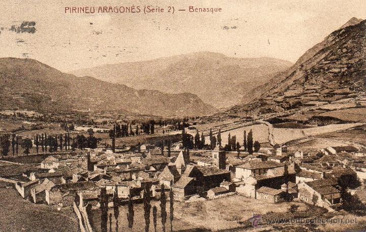 Postales: benasque. centre excursionista catalunya - Foto 1