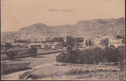 Postales: POSTAL DE GRAUS VISTA PARCIAL - Foto 1