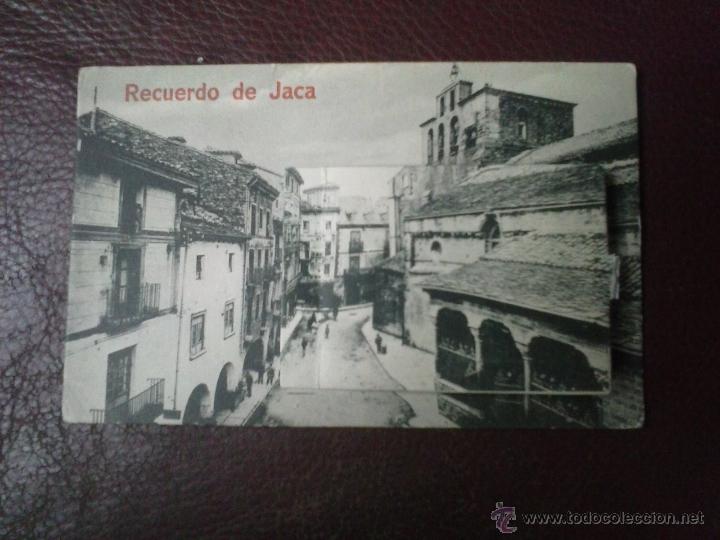 Postcards: CUADERNILLO POSTALES RECUERDO DE JACA A&Ntilde;O 1914 CON DESPLEGABLE DE DOCE MINIATURAS