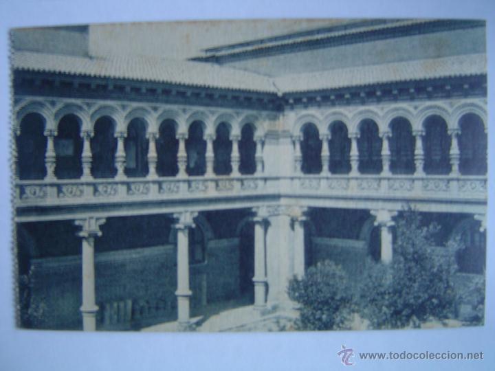 Postales: POSTAL DE ZARAGOZA.- PATIO DEL PALACIO DE MUSEOS.