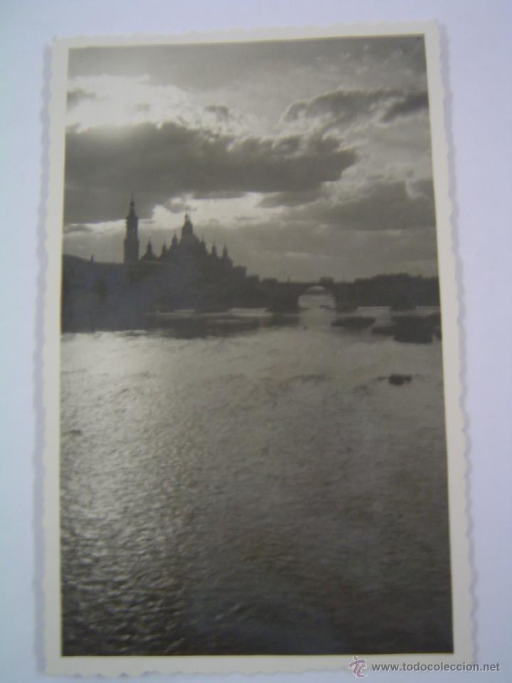 Postales: POSTAL DE ZARAGOZA.- EL R&Iacute;O EBRO Y EL PILAR. - Foto 1
