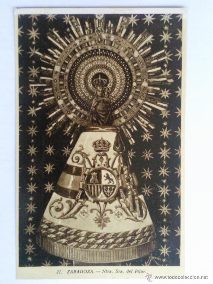 Postales: POSTAL ZARAGOZA, NUESTRA SRA DEL PILAR - Foto 1