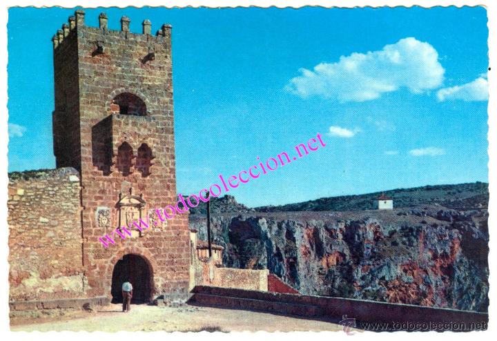 Postales: MONASTERIO DE PIEDRA - TORRE DEL HOMENAJE (ZARAGONA). POSTAL DE 1962.