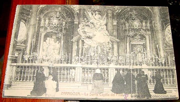 Postales: ANTIGUA POSTAL DE ZARAGOZA- LASANTA CAPILLA DEL PILAR- NO CIRCULADA