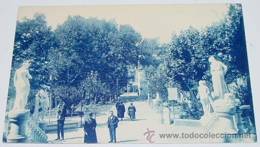 Postkarten: ANTIGUA POSTAL ALHAMA DE ARAGON - TERMAS PALLARES - AVENIDA DEL GRAN HOTEL - NO CIRCULADA.