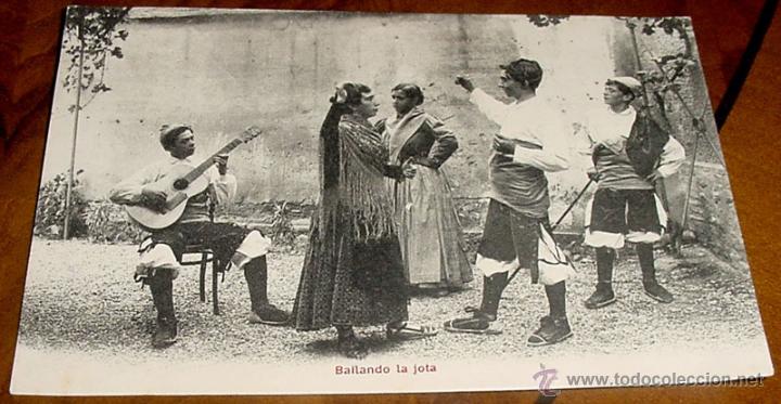 Postkarten: ANTIGUA FOTO POSTAL DE BATURROS BAILANDO LA JOTA - SIN MARCA Y SIN CIRCULAR. COSTUMBRISMO