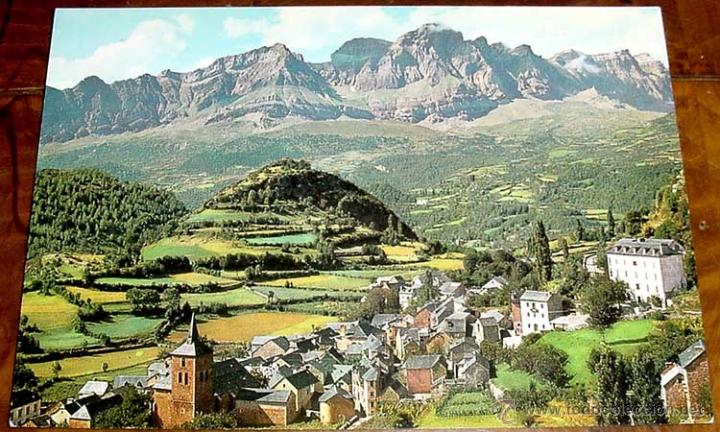 Postales: ANTIGUA POSTAL DE EL PIRINEO DE HUESCA. PANTICOSA, VALLE DE TENA . PE&Ntilde;ARROYA - SIN CIRCULAR.