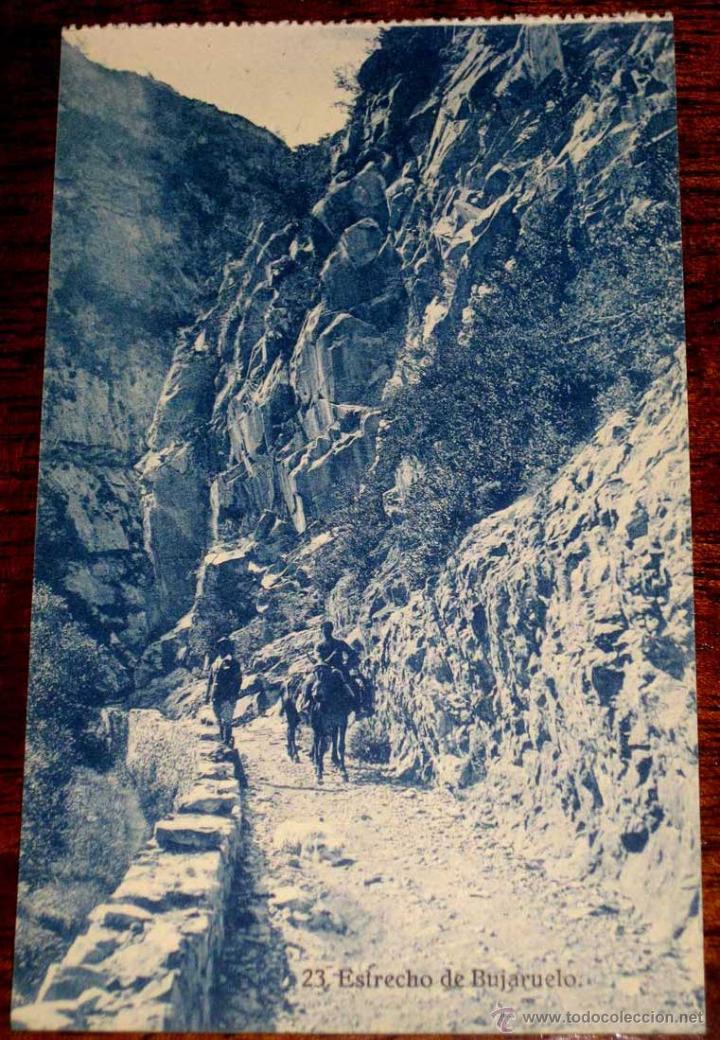 Postales: ANTIGUA POSTAL DE EL ESTRECHO DE BUJARUELO - ORDESA (HUESCA) - EDITOR SILVERIO PASCUAL 23 - CLICHES