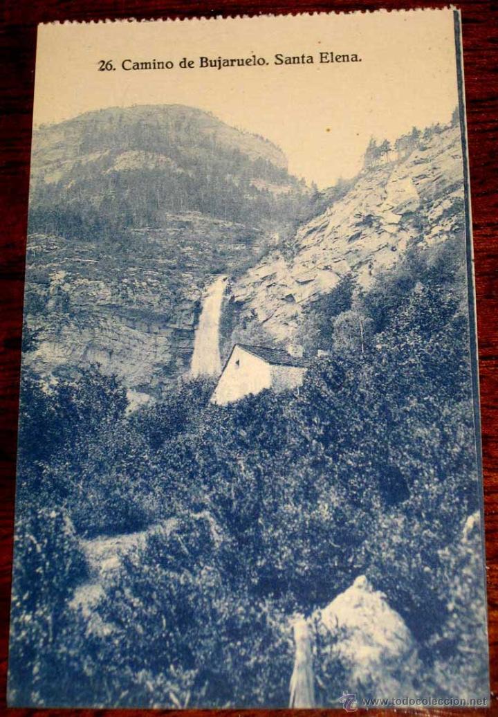 Postales: ANTIGUA POSTAL DE EL CAMINO DE BUJARUELO, SANTA ELENA - ORDESA (HUESCA) - EDITOR SILVERIO PASCUAL 26