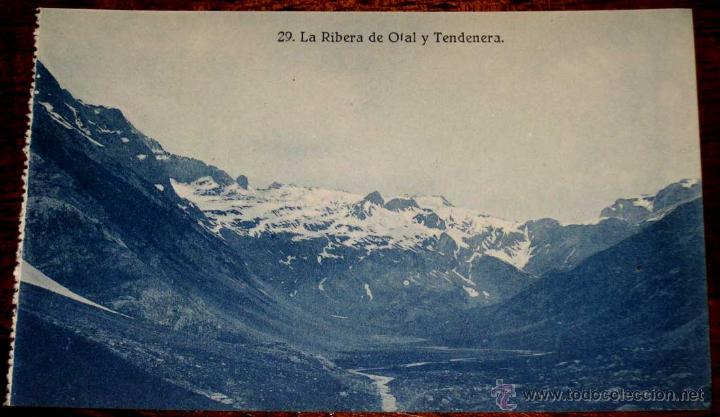 Postales: ANTIGUA POSTAL DE LA RIVBERA DE OTAL Y TENDENERA - ORDESA (HUESCA) - EDITOR SILVERIO PASCUAL 29 - CL
