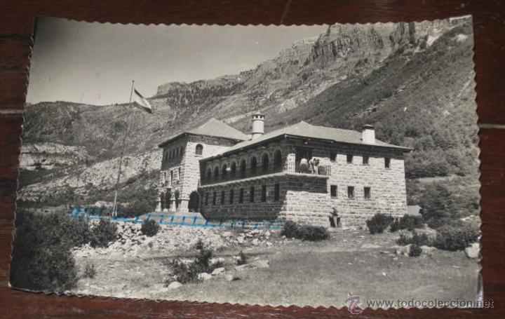 Postales: ANTIGUA FOTO POSTAL DE PARQUE NACIONAL DE ORDESA - REFUGIO NACIONAL DE ORDESA - N. 42 - NO CIRCULADA
