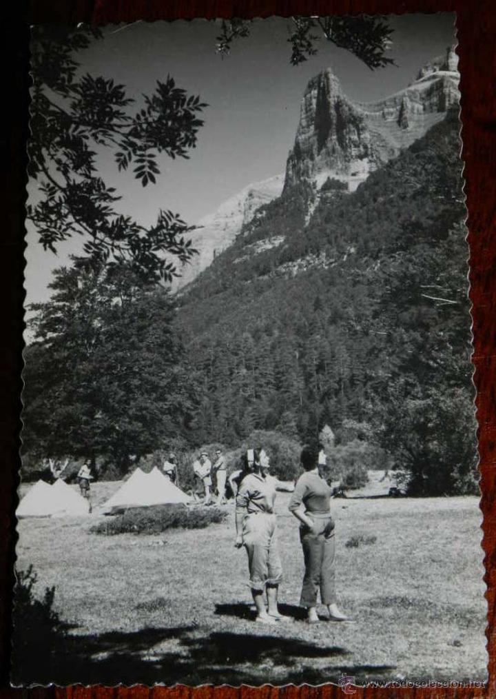 Postales: Antigua foto postal de Parque Nacional de Ordesa, n. 52, tozal del Malli, no circulada, ed. sicilia