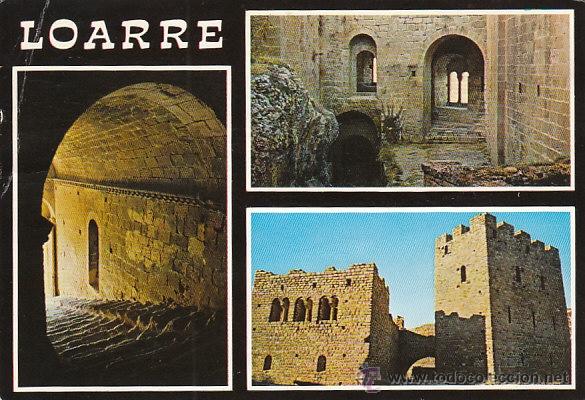 Postales: Loarre, interir del castillo, editor: Pe&ntilde;arroya n&ordm; 155 - Foto 1