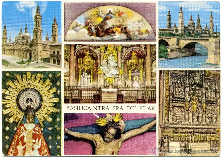 Postales: POSTAL BASILICA NUESTRA SE&Ntilde;ORA DEL PILAR - Foto 1