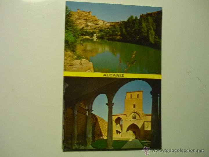 Postales: POSTAL ALCA&Ntilde;IZ.- VISTA PARCIAL Y RIO -CASTILLO
